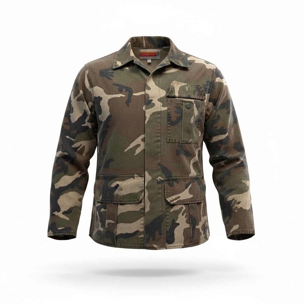 VTG 80s Winchester Hunting Jacket Men's‎ M Woodland Camo Canvas